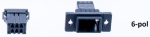 A85250/6P02 Click-Connect Verbinder 6Pin 0,2-0,5²